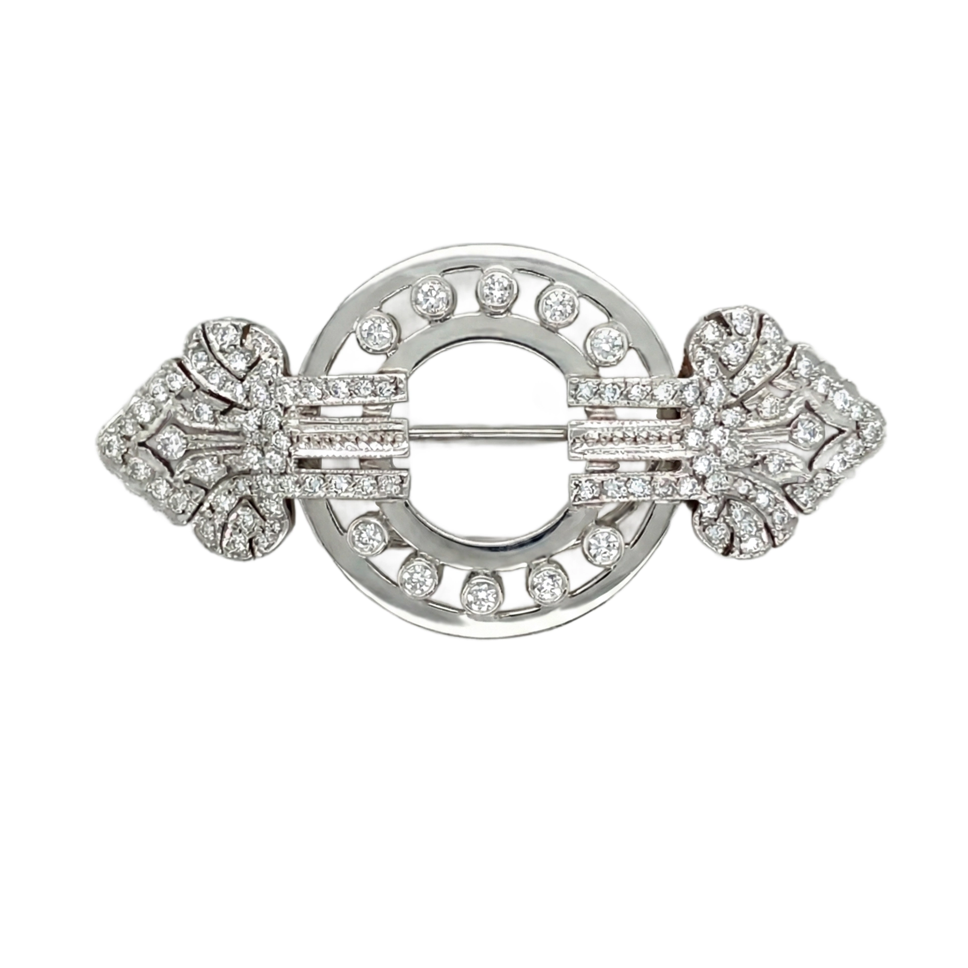 BROOCH WITH DIAMONDS