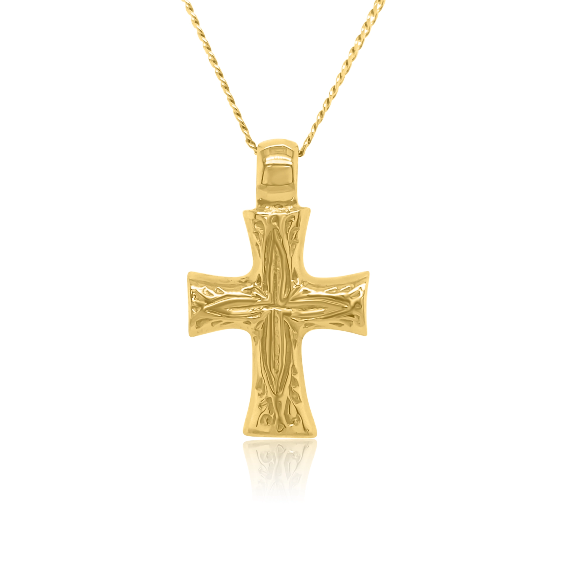 Cross with engraving 