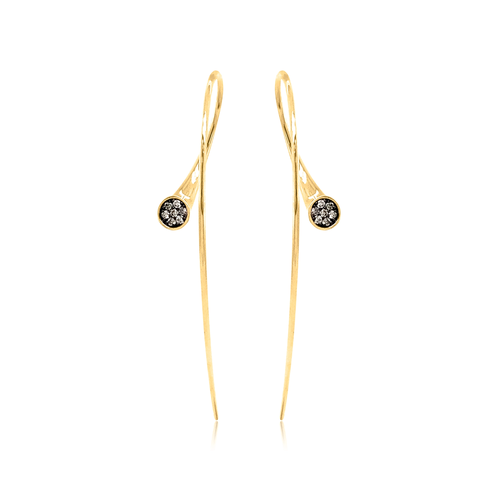 Earrings with diamonds 