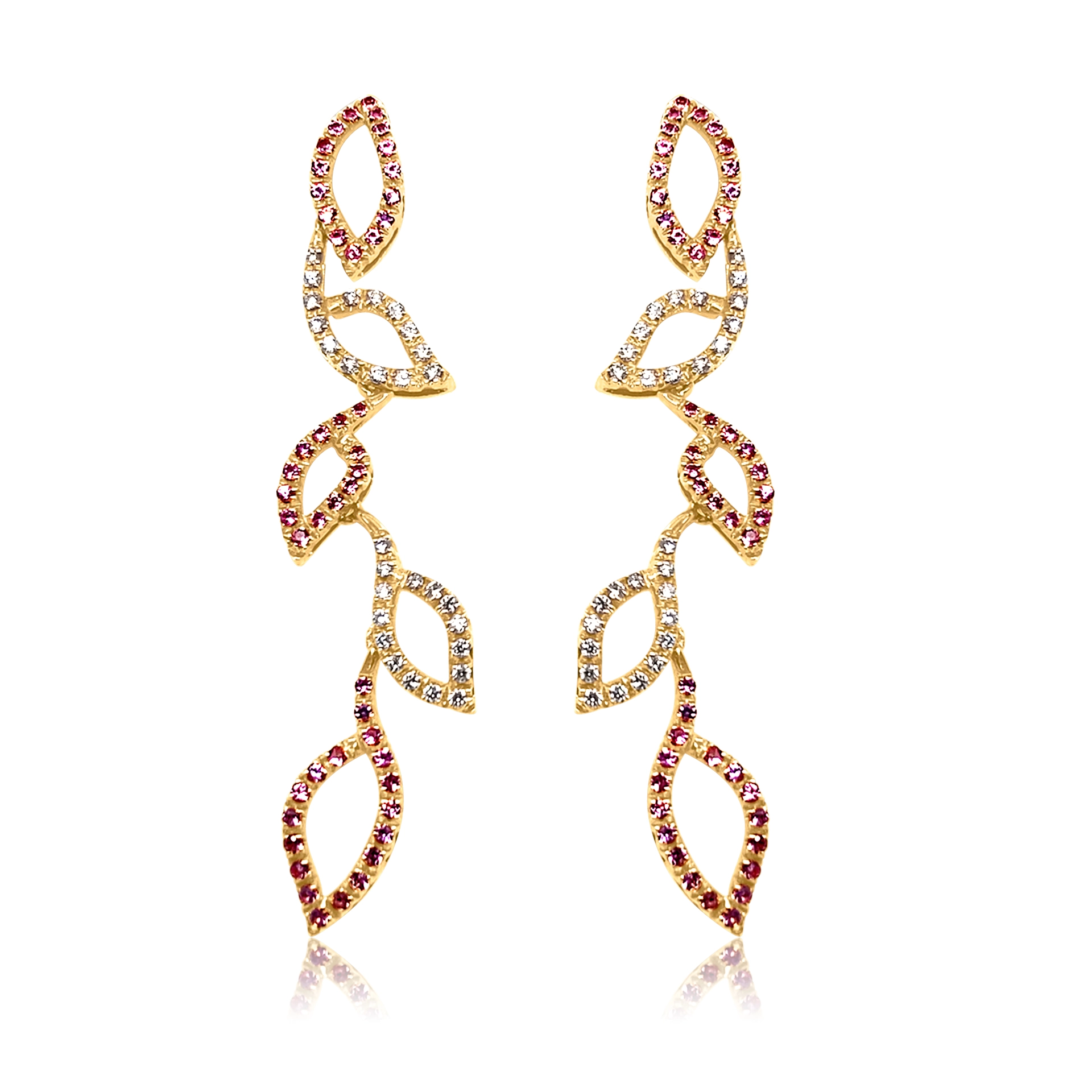Leaf earrings 