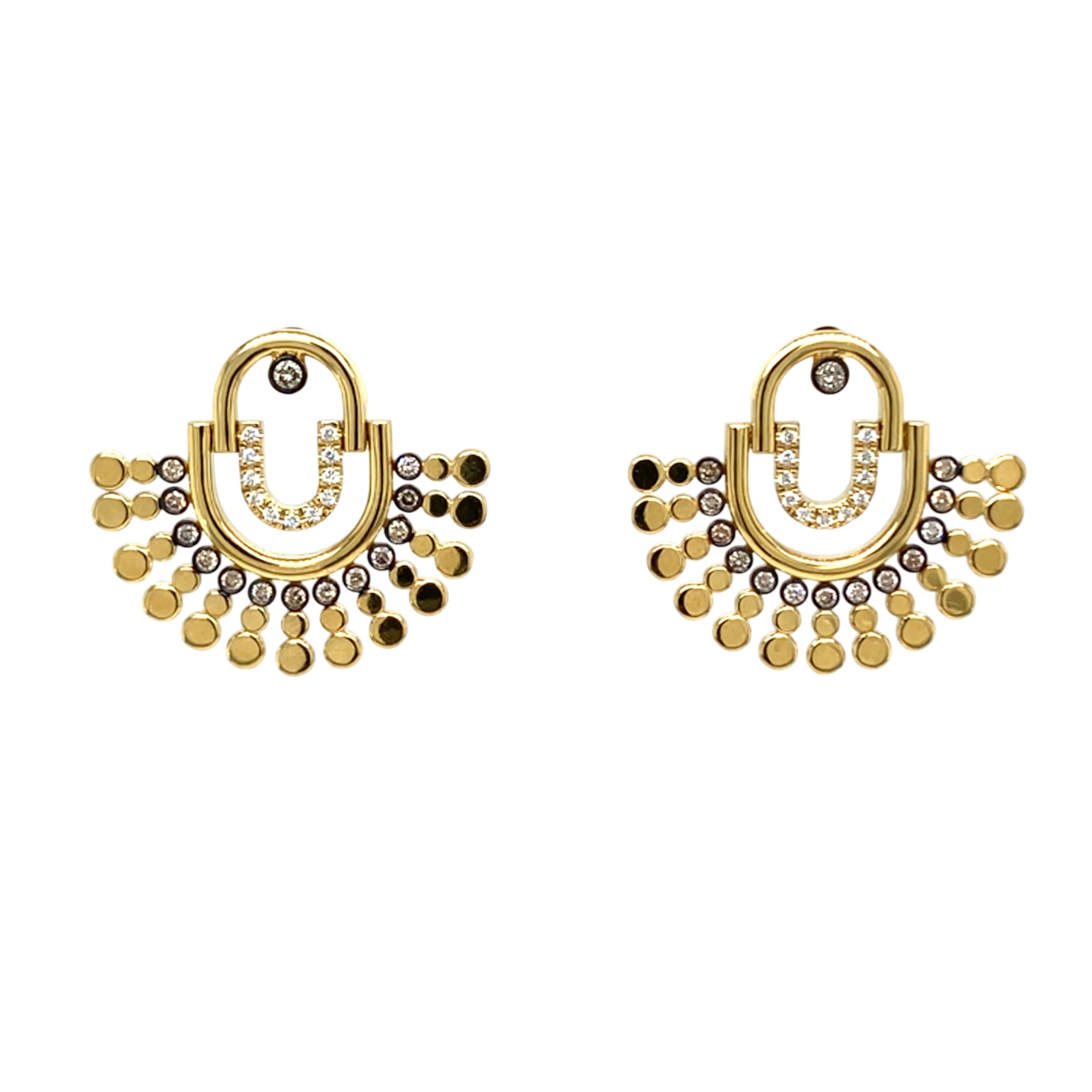 Fan earrings 
