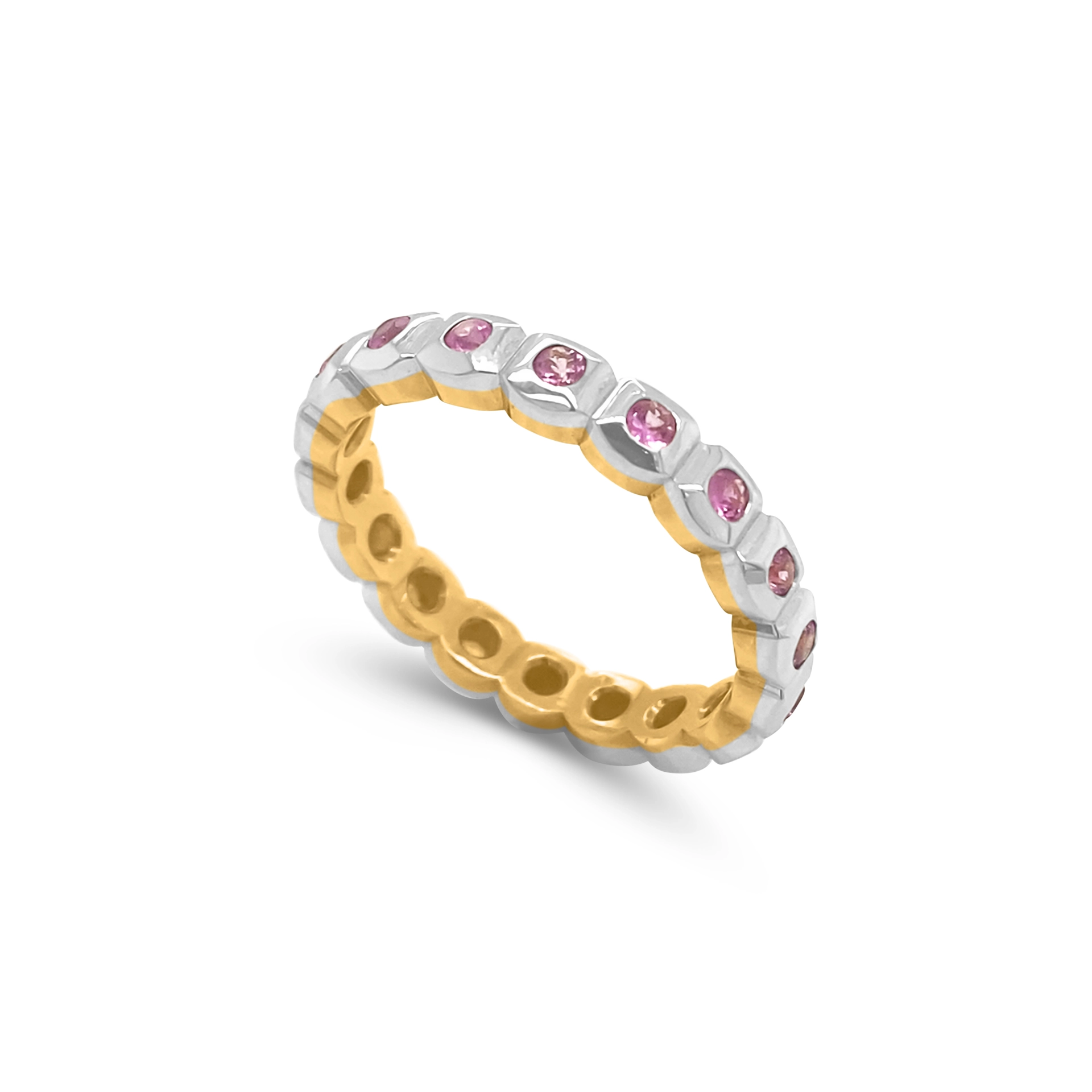 Pink sapphire ring