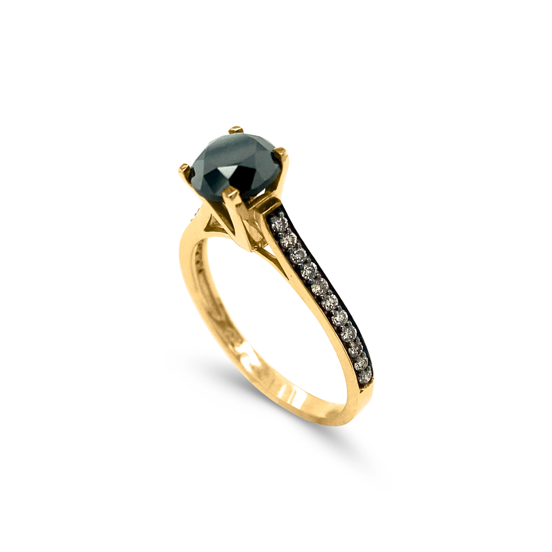 Black diamond ring